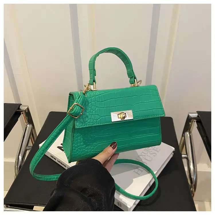 Black Croc Leather Shoulder Bag for Women 2024 — feature 10