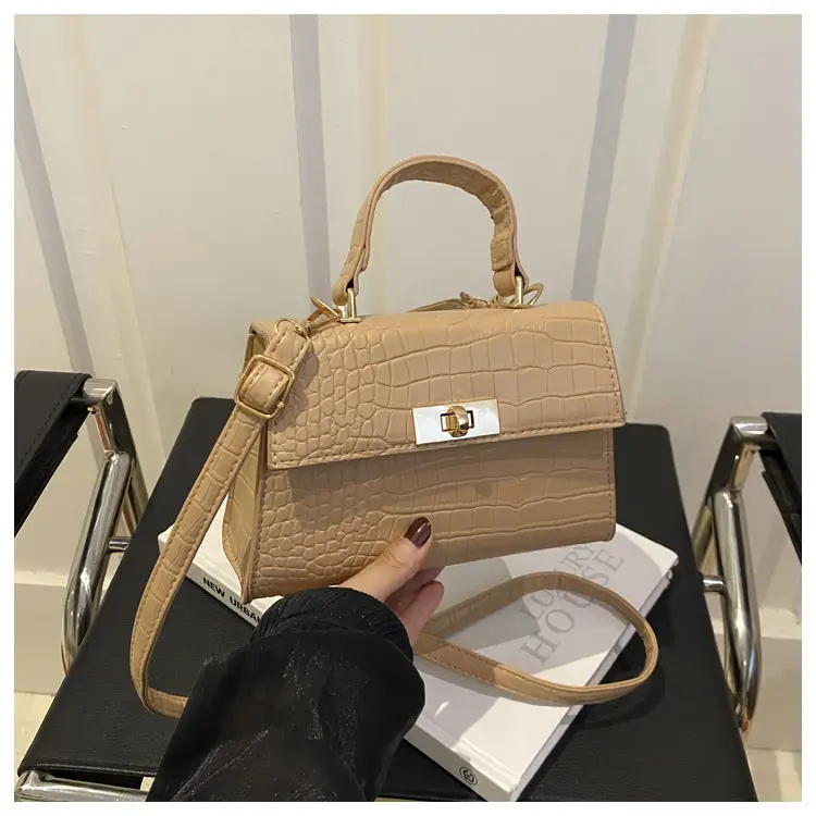 Black Croc Leather Shoulder Bag for Women 2024 — feature 14