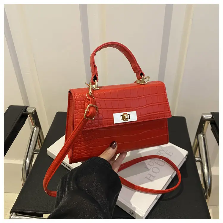 Black Croc Leather Shoulder Bag for Women 2024 — feature 16