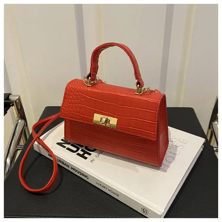 Black Croc Leather Shoulder Bag for Women 2024 — feature 17