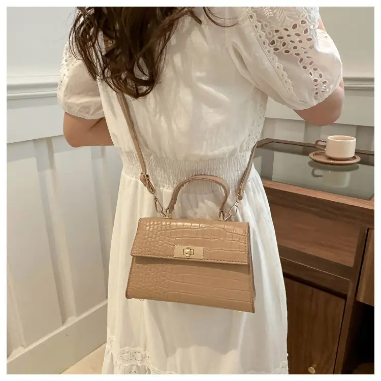 Black Croc Leather Shoulder Bag for Women 2024 — feature 24