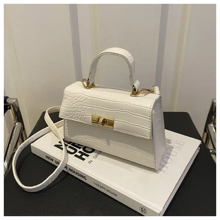 Black Croc Leather Shoulder Bag for Women 2024 — feature 9