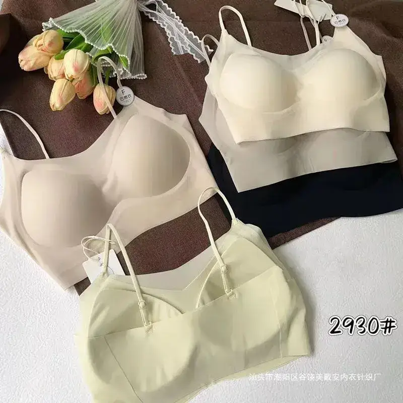 Summer Ice Silk Seamless Cup Underwear Women — feature 9