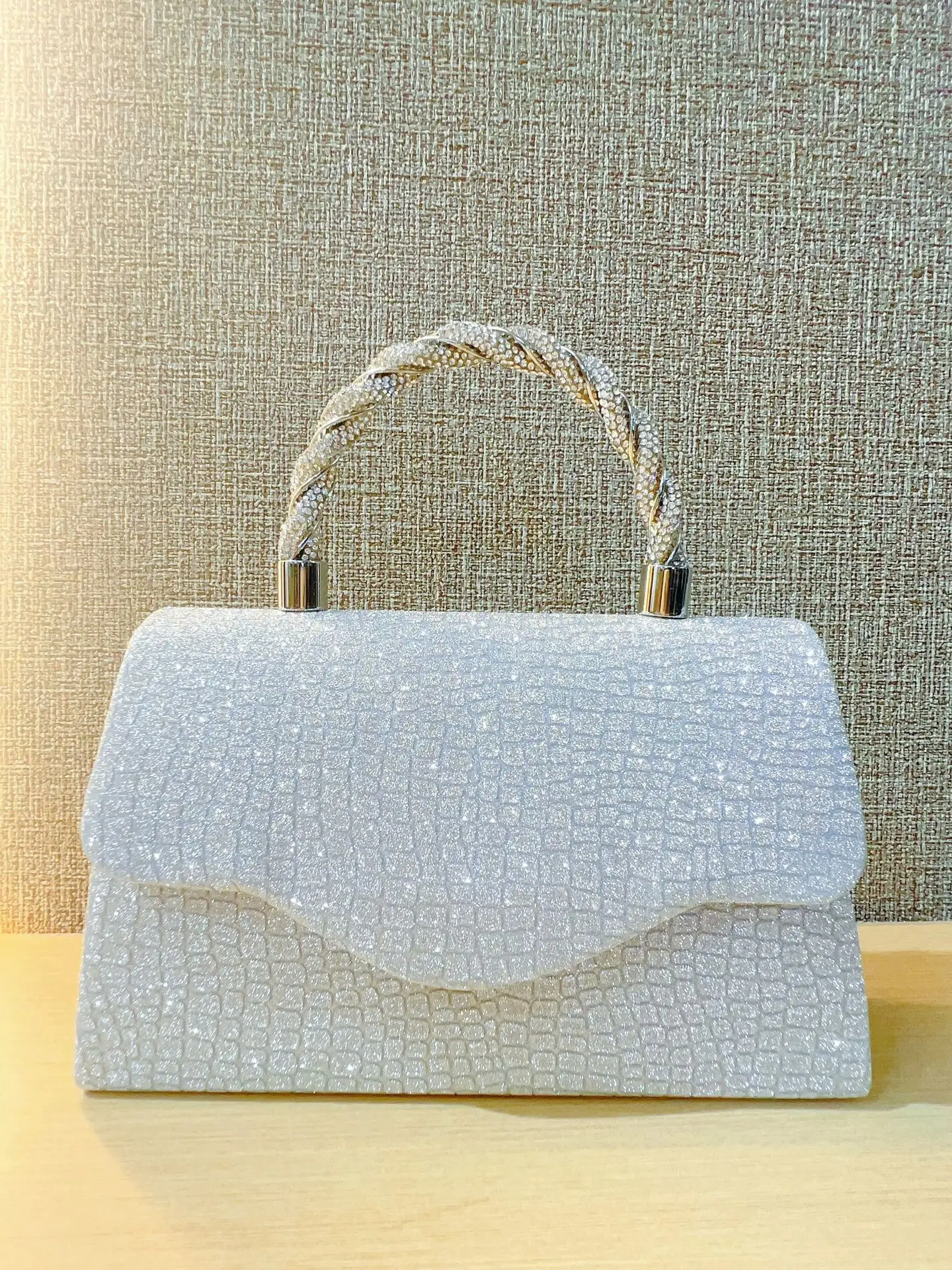 Blue Glitter Crossbody Bag for Women Party Evening - Image 5