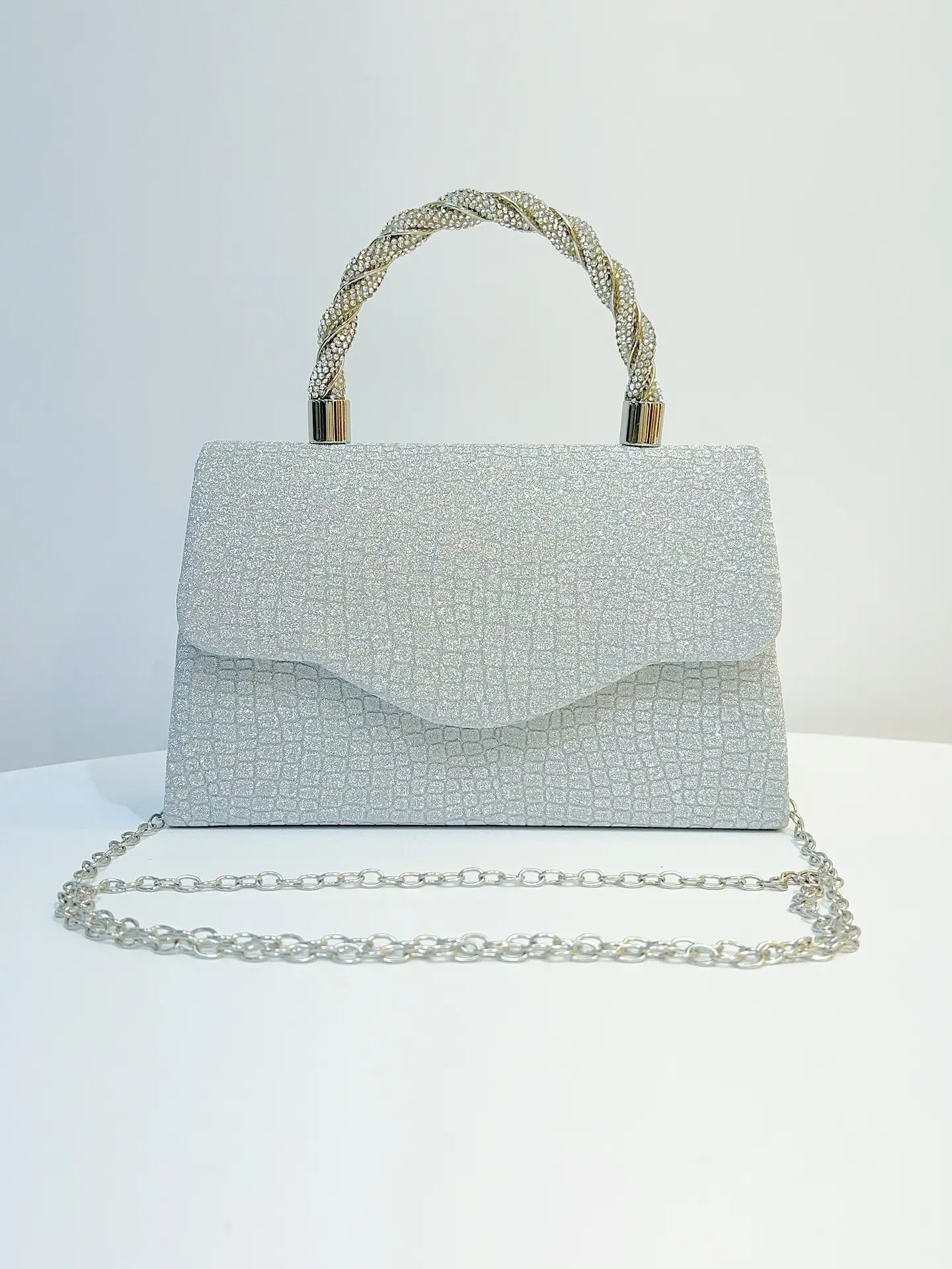 Blue Glitter Crossbody Bag for Women Party Evening — feature 12