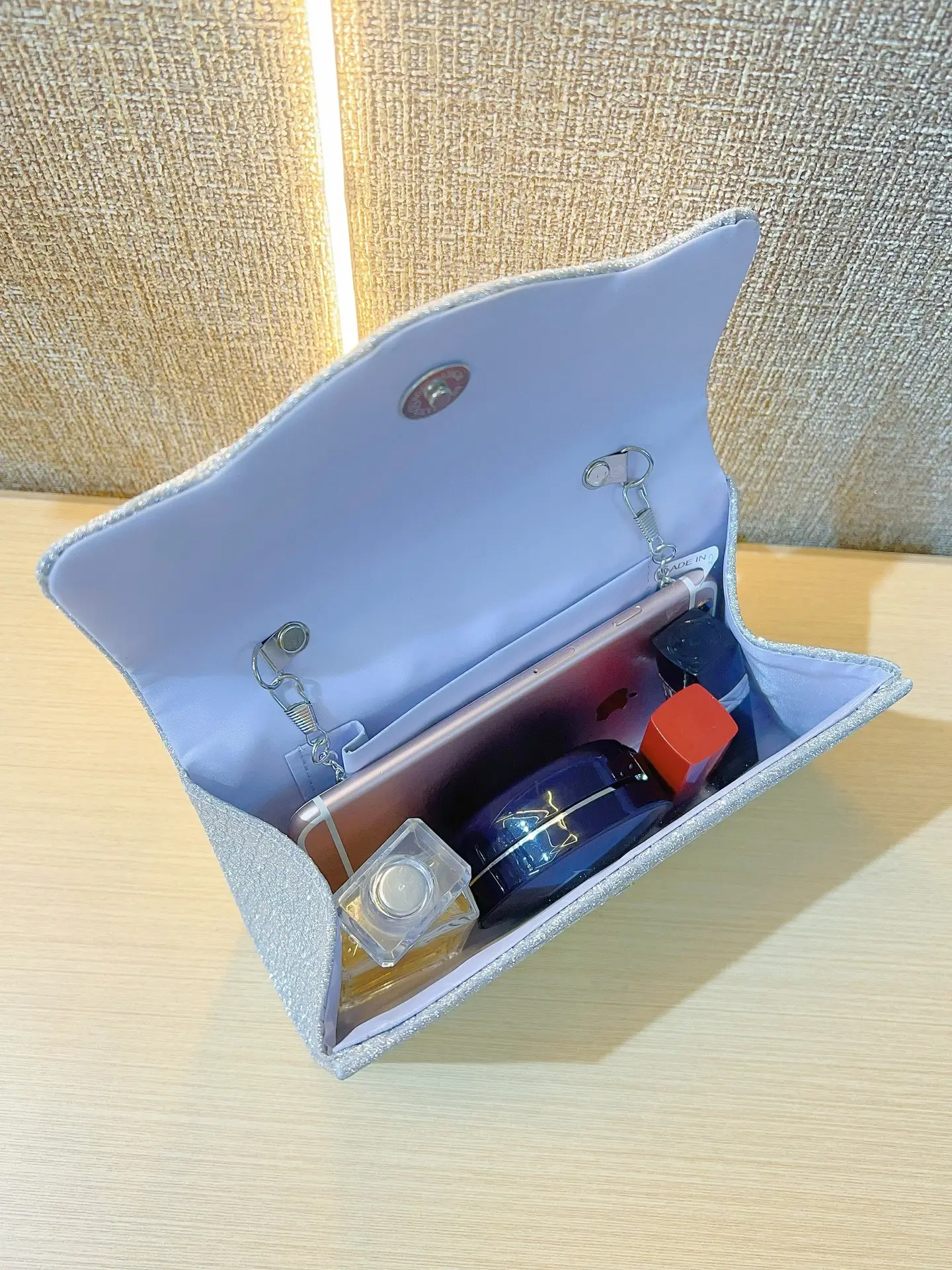 Blue Glitter Crossbody Bag for Women Party Evening — feature 2