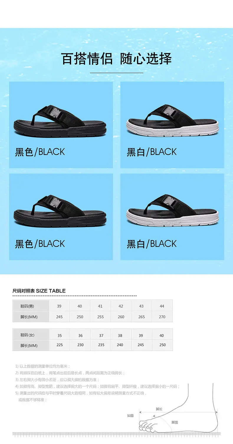 Men's Black Slip-On Sandals Thick Sole 2025 — feature 3