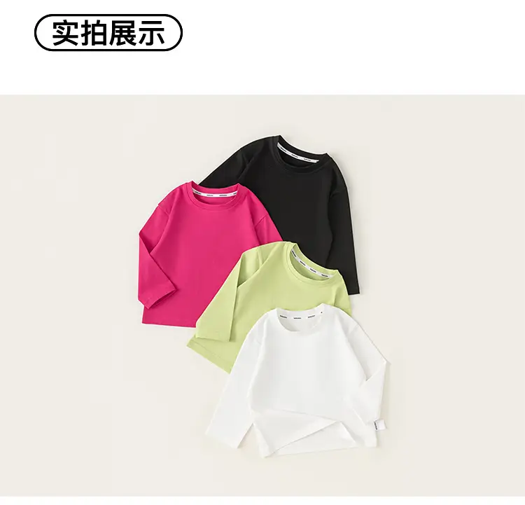 Girls Pink Long Sleeve T-Shirt Spring Autumn Wear — feature 17