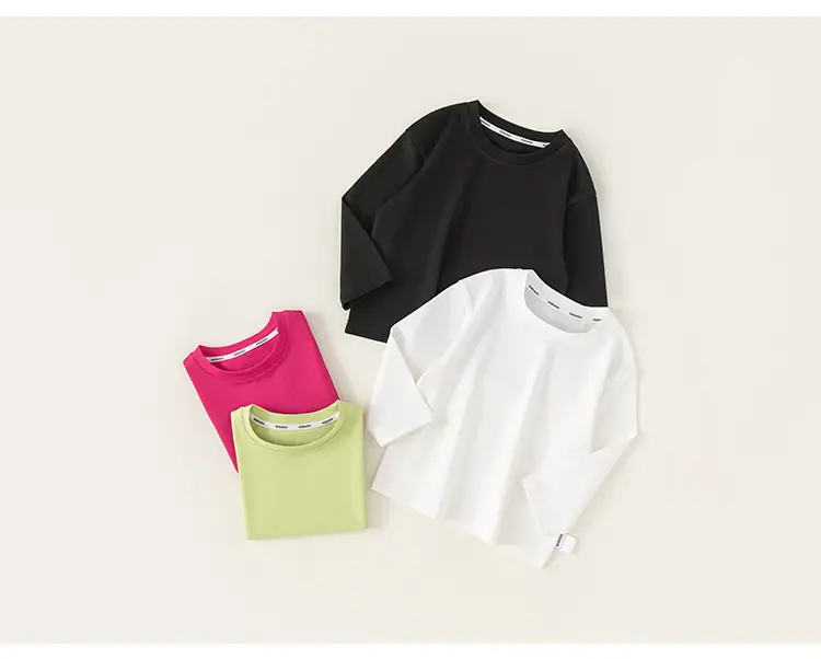 Girls Pink Long Sleeve T-Shirt Spring Autumn Wear — feature 19