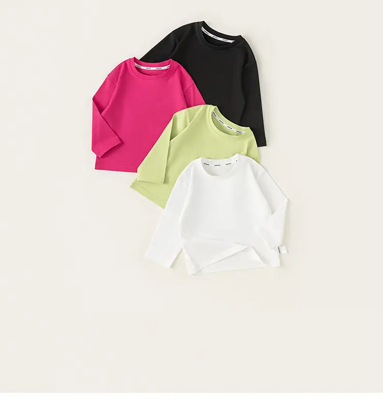 Girls Pink Long Sleeve T-Shirt Spring Autumn Wear — feature 5