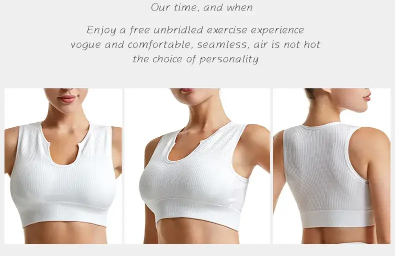 Non-Rimless Push-Up Yoga Bra Women's Beige — feature 16