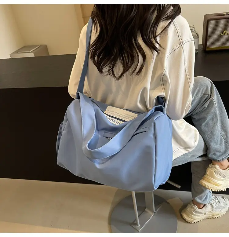 Large Capacity White Cross-Body Bag for Women — feature 14
