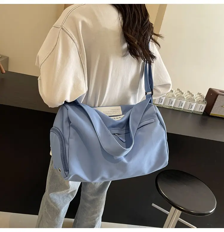 Large Capacity White Cross-Body Bag for Women — feature 15