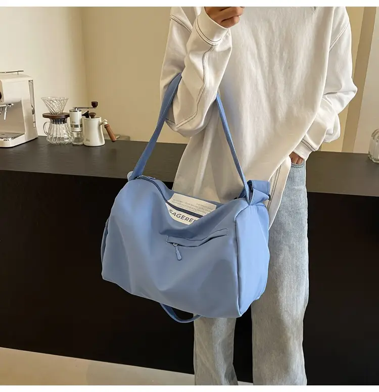 Large Capacity White Cross-Body Bag for Women — feature 16