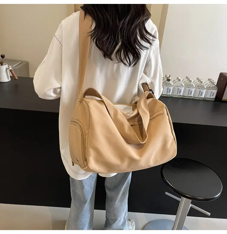 Large Capacity White Cross-Body Bag for Women — feature 21