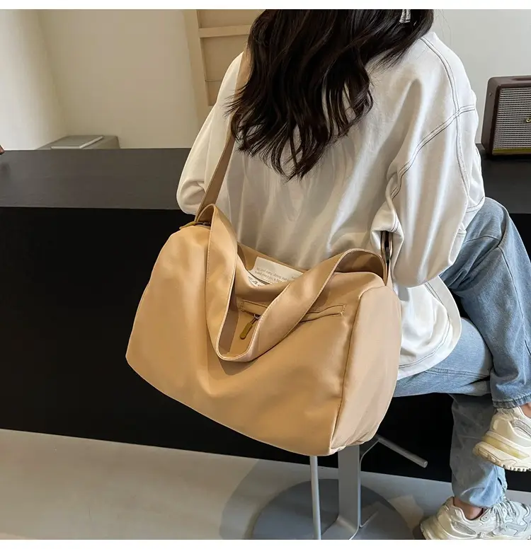 Large Capacity White Cross-Body Bag for Women — feature 22