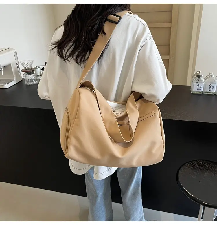 Large Capacity White Cross-Body Bag for Women — feature 25