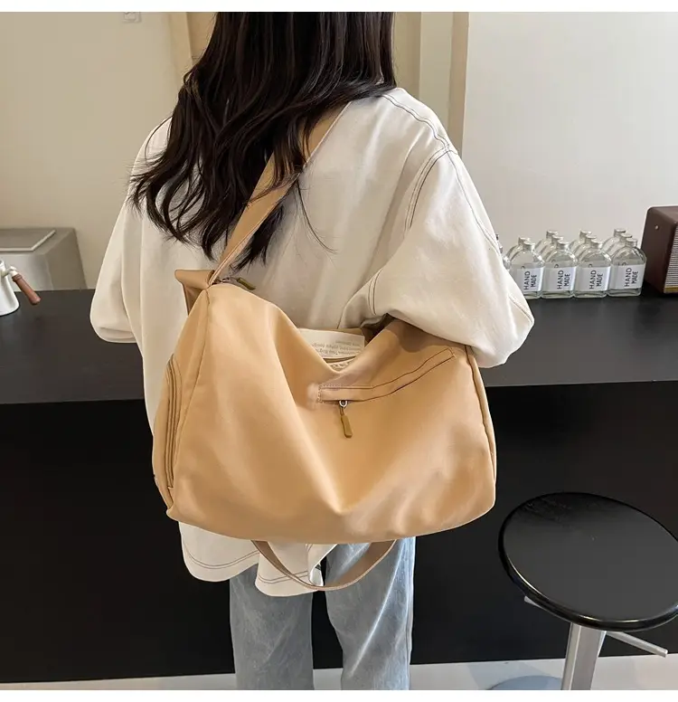 Large Capacity White Cross-Body Bag for Women — feature 27