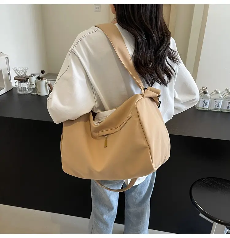 Large Capacity White Cross-Body Bag for Women — feature 28