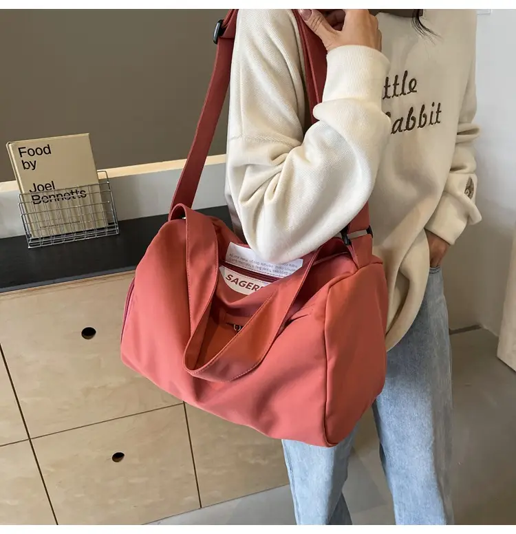 Large Capacity White Cross-Body Bag for Women — feature 43