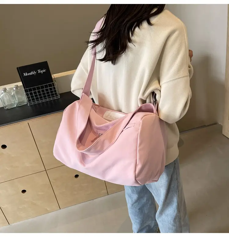 Large Capacity White Cross-Body Bag for Women — feature 48