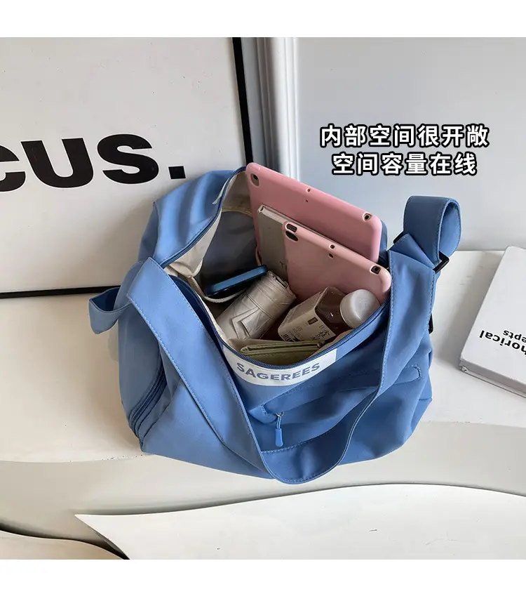 Large Capacity White Cross-Body Bag for Women — feature 8