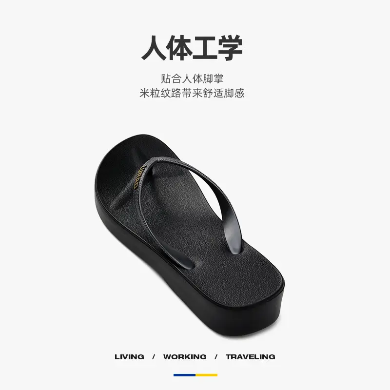 Women's Black High Heel Sandals Non-Slip