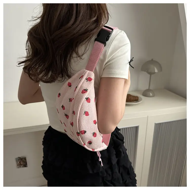 Japanese Style Crossbody Bag Women Pink Rose Print 2024 — feature 19