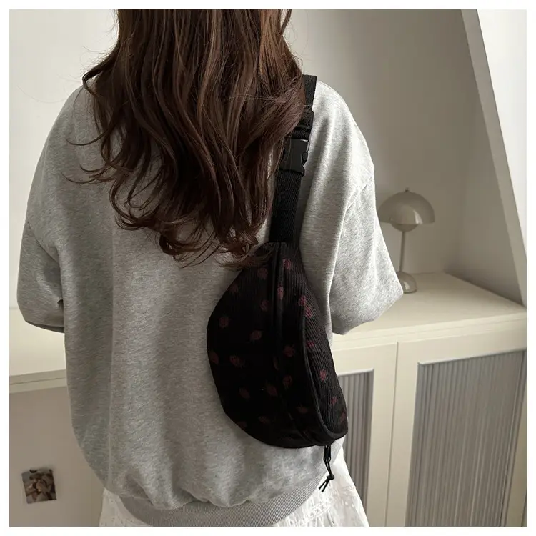 Japanese Style Crossbody Bag Women Pink Rose Print 2024 — feature 23