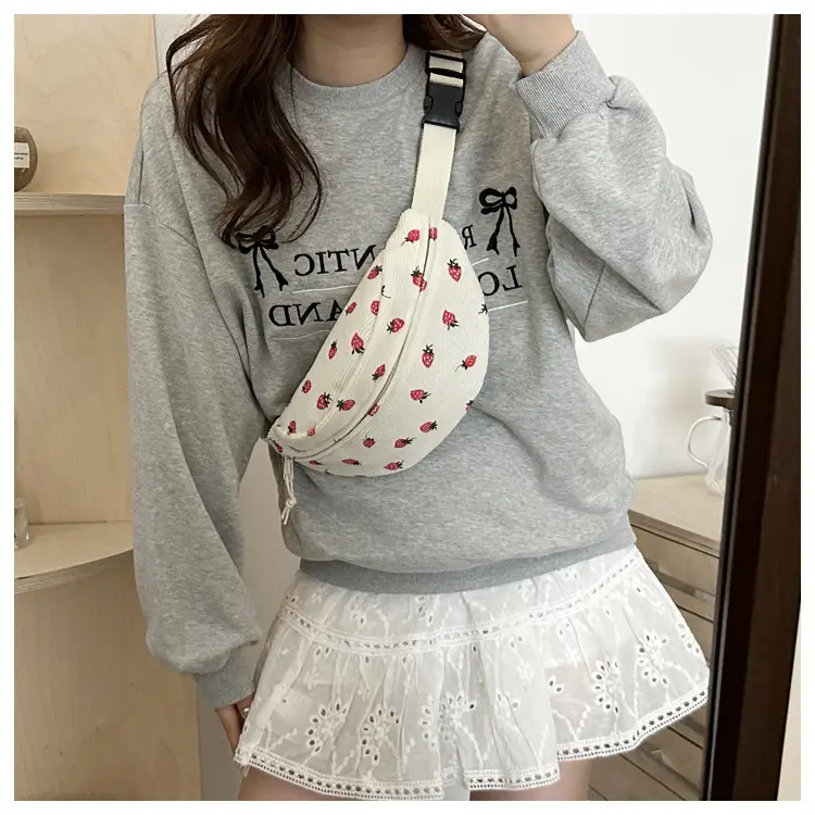 Japanese Style Crossbody Bag Women Pink Rose Print 2024 — feature 29
