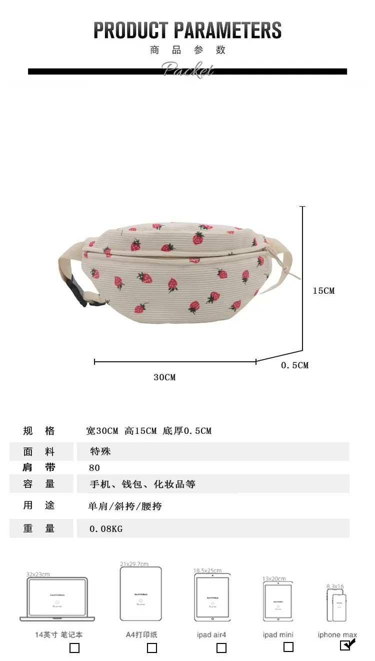 Japanese Style Crossbody Bag Women Pink Rose Print 2024 — feature 3