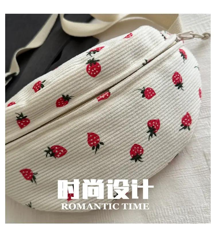 Japanese Style Crossbody Bag Women Pink Rose Print 2024 — feature 4
