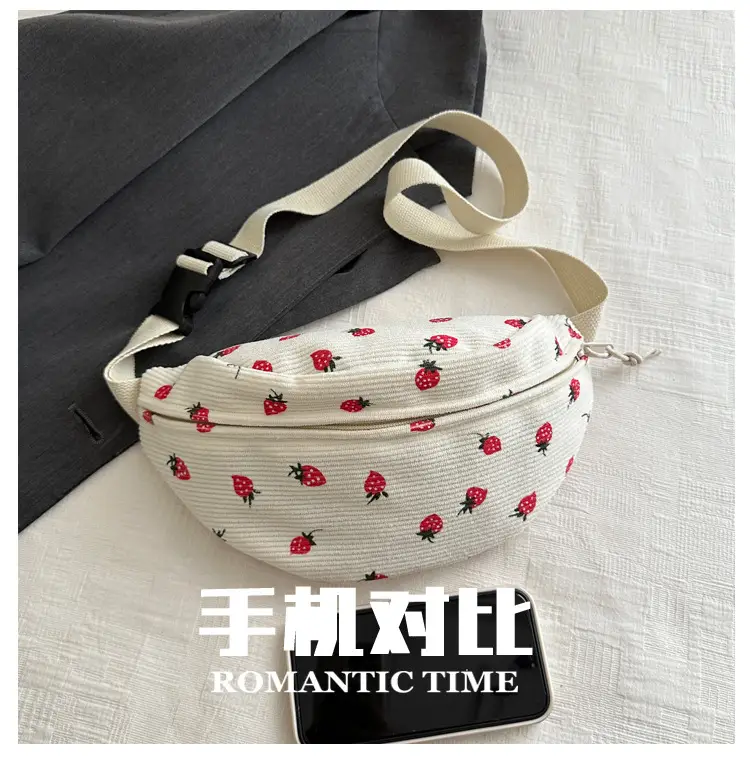 Japanese Style Crossbody Bag Women Pink Rose Print 2024 — feature 5