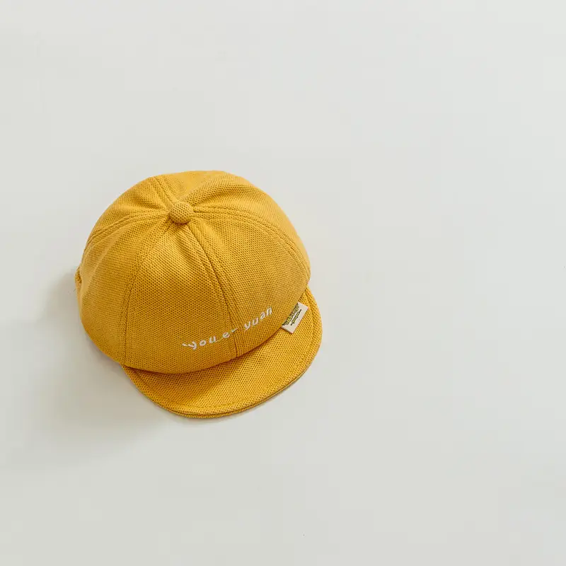 Beige Spring Summer Boys Cap Sun Hat - Image 3