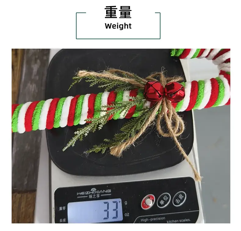 Christmas Candy Stick Hooks Red White Walking Stick Decor — feature 13