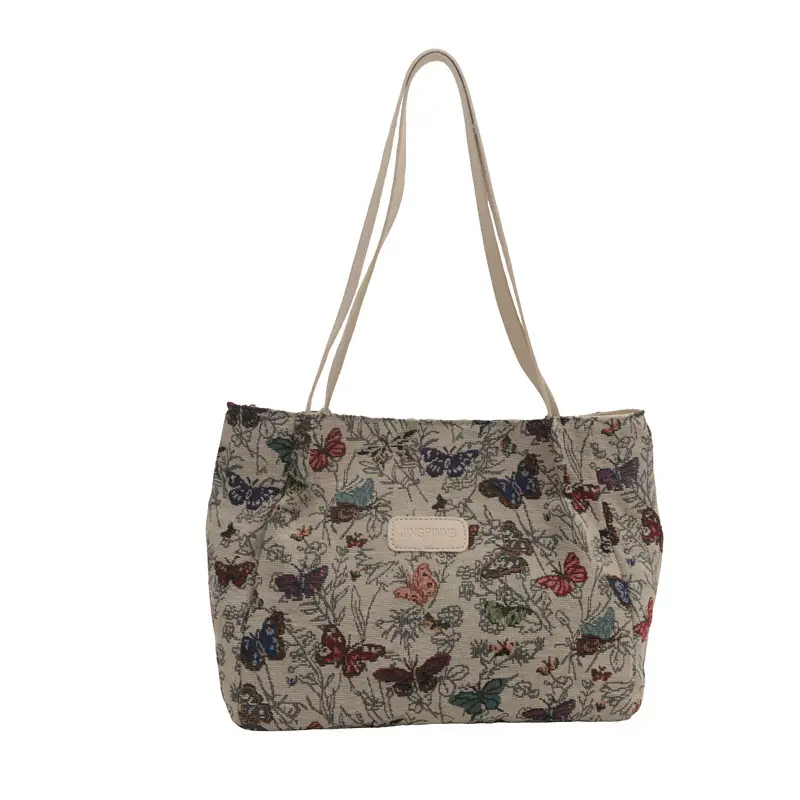 Women's Woven Floral Shoulder Bag 2024 Spring Summer - Image 6