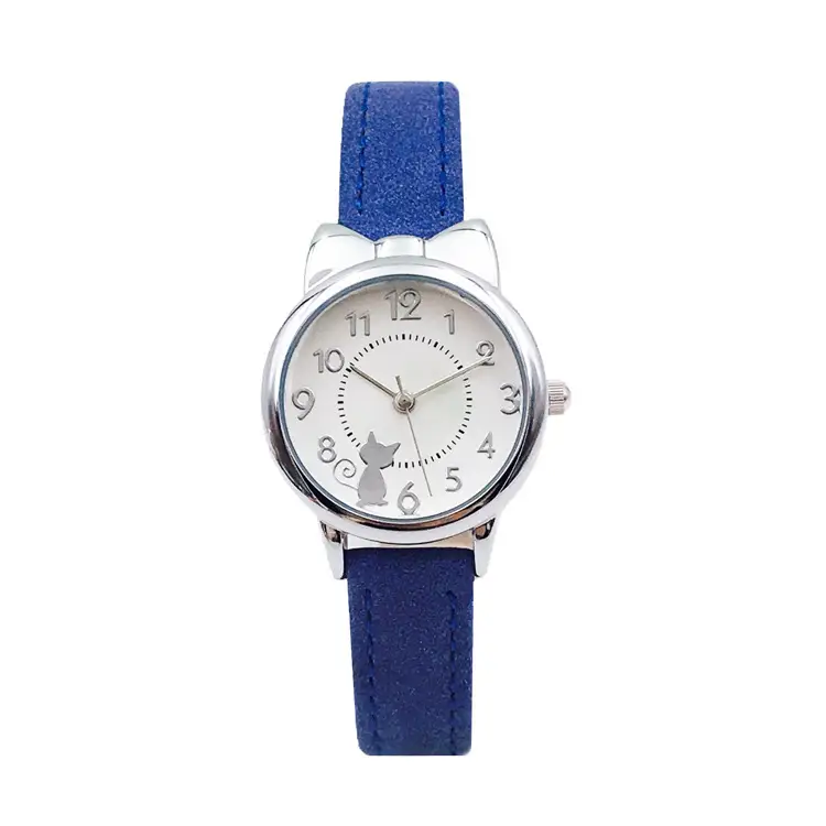Girls Pink Leather Watch Korean Style Electronic Quartz - Image 8