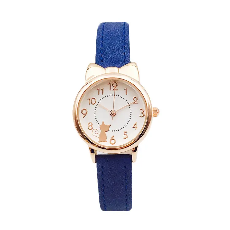Girls Pink Leather Watch Korean Style Electronic Quartz - Image 7