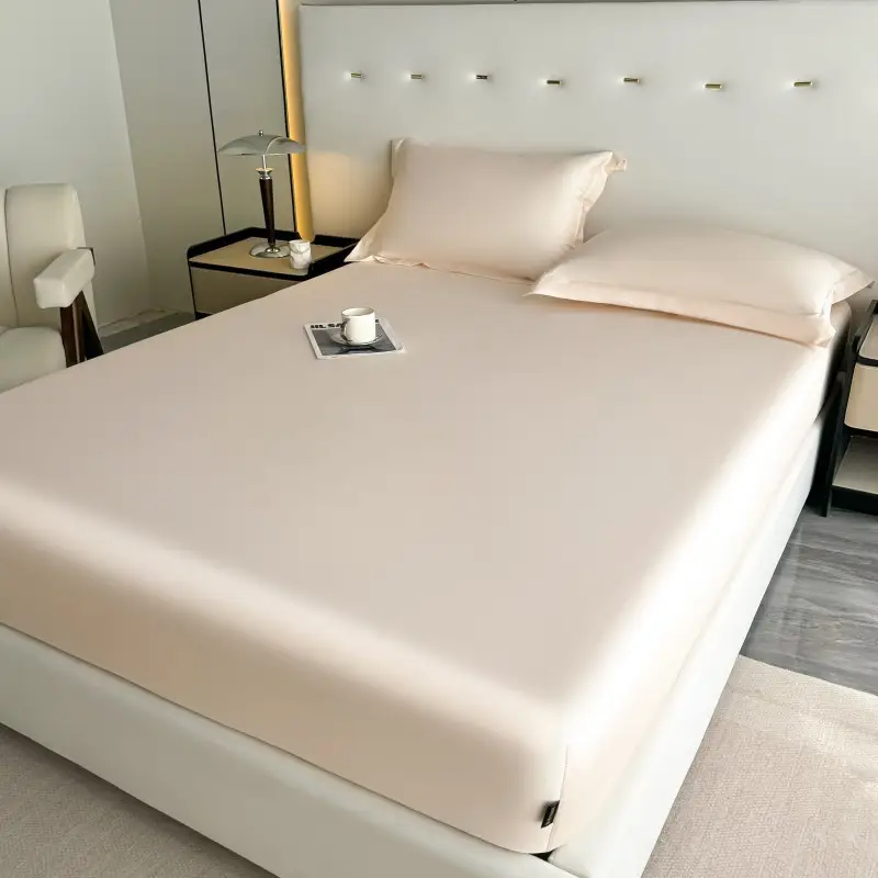 Light Luxury High-end 100 Long-staple Cotton Bed Cover Single-piece All-cotton Mattress Protective Cover All-cotton Bedspread Bedding 4
