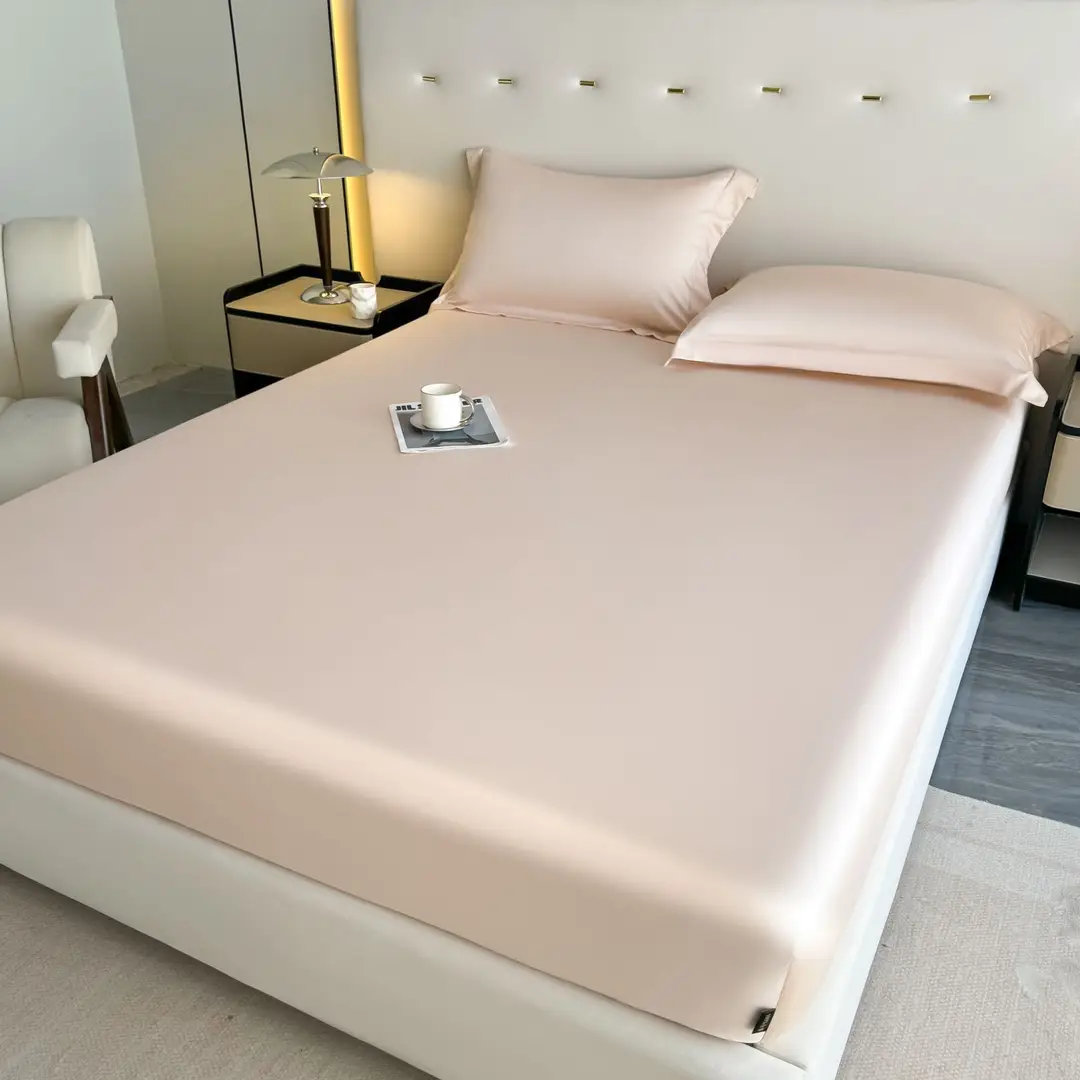 Light Luxury High-end 100 Long-staple Cotton Bed Cover Single-piece All-cotton Mattress Protective Cover All-cotton Bedspread Bedding 4