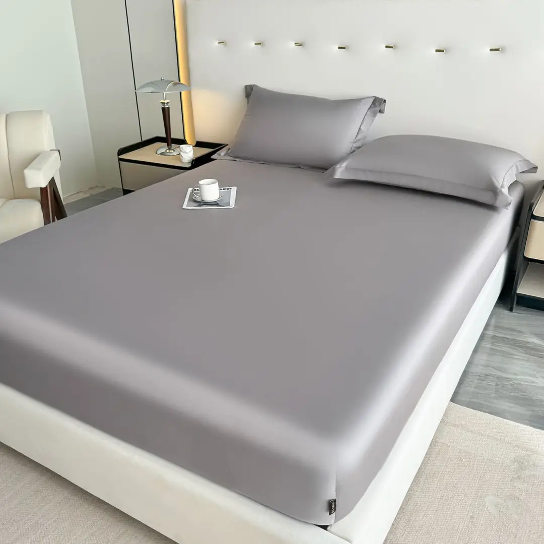 Light Luxury High-end 100 Long-staple Cotton Bed Cover Single-piece All-cotton Mattress Protective Cover All-cotton Bedspread Bedding 4