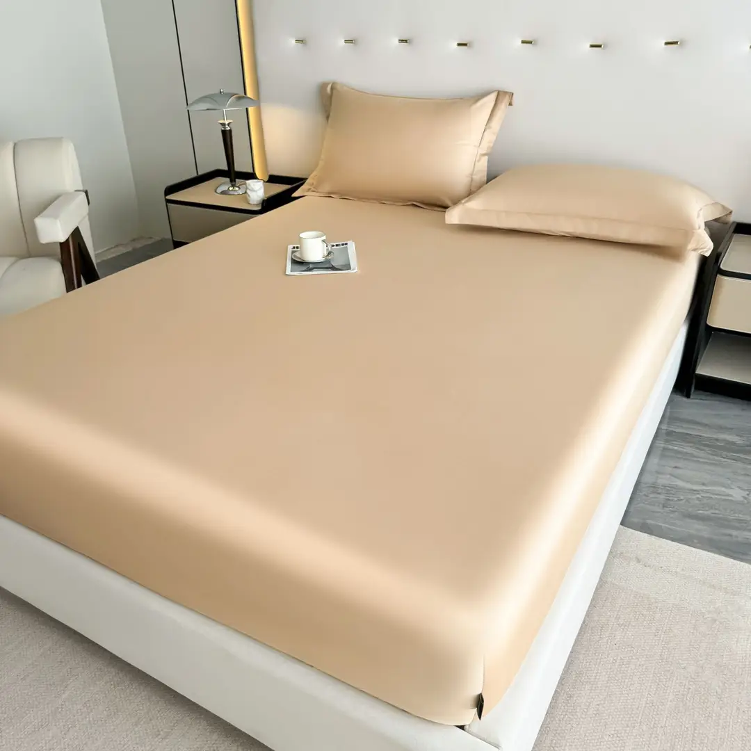 Light Luxury High-end 100 Long-staple Cotton Bed Cover Single-piece All-cotton Mattress Protective Cover All-cotton Bedspread Bedding 4