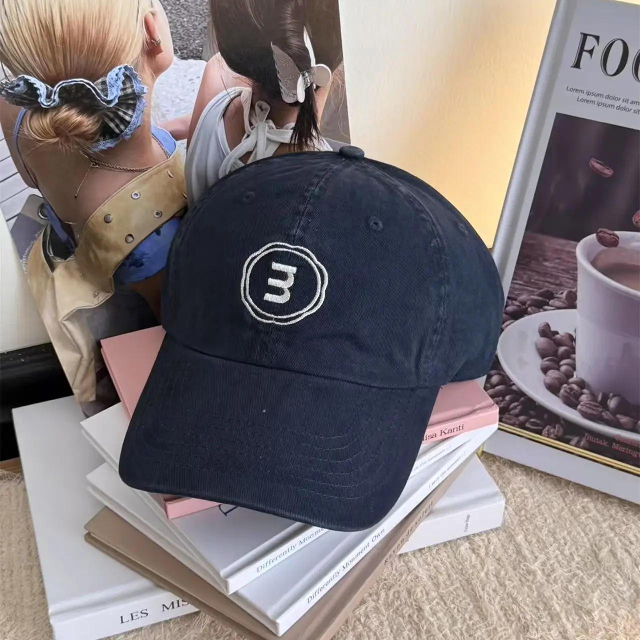 Unisex Embroidered Baseball Cap with Letter Design - Image 6