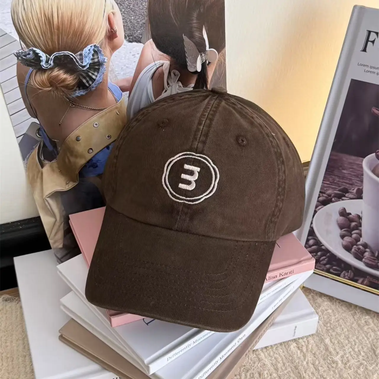 Unisex Embroidered Baseball Cap with Letter Design - Image 7