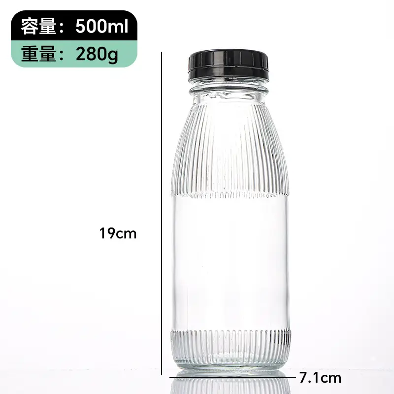 Multi-functional Glass Juice Bottles 300ml 500ml - Image 6