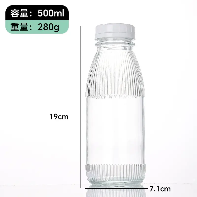 Multi-functional Glass Juice Bottles 300ml 500ml - Image 7