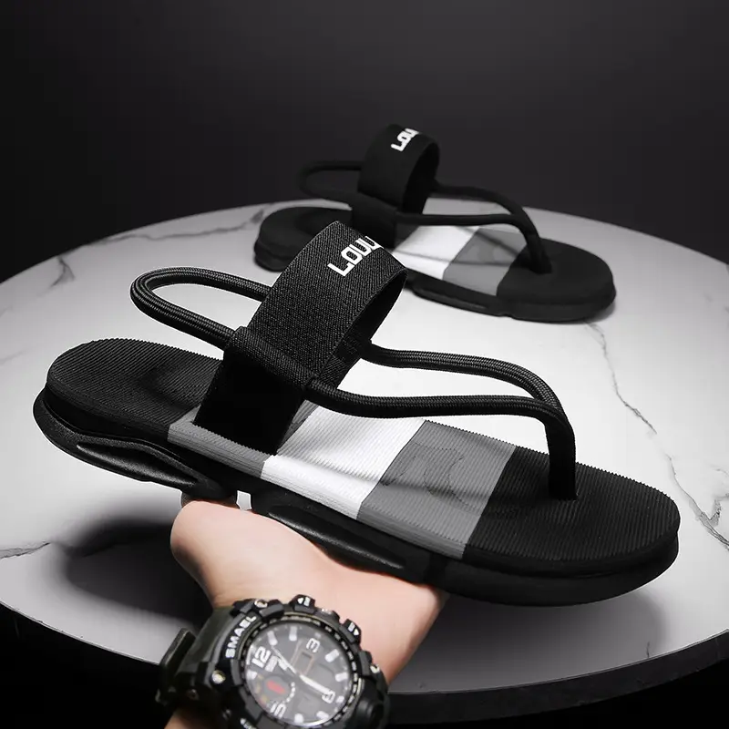 Summer 2025 New Style Flip-Flops for Men, Trendy Outdoor Beach Sandals, Non-Slip, Odor-Resistant, Wear-Resistant Casual Thong Sandals - Image 4