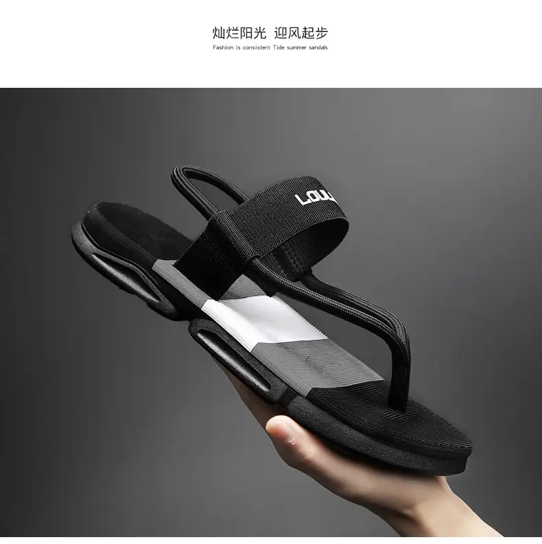 Summer 2025 New Style Flip-Flops for Men, Trendy Outdoor Beach Sandals, Non-Slip, Odor-Resistant, Wear-Resistant Casual Thong Sandals — feature 15