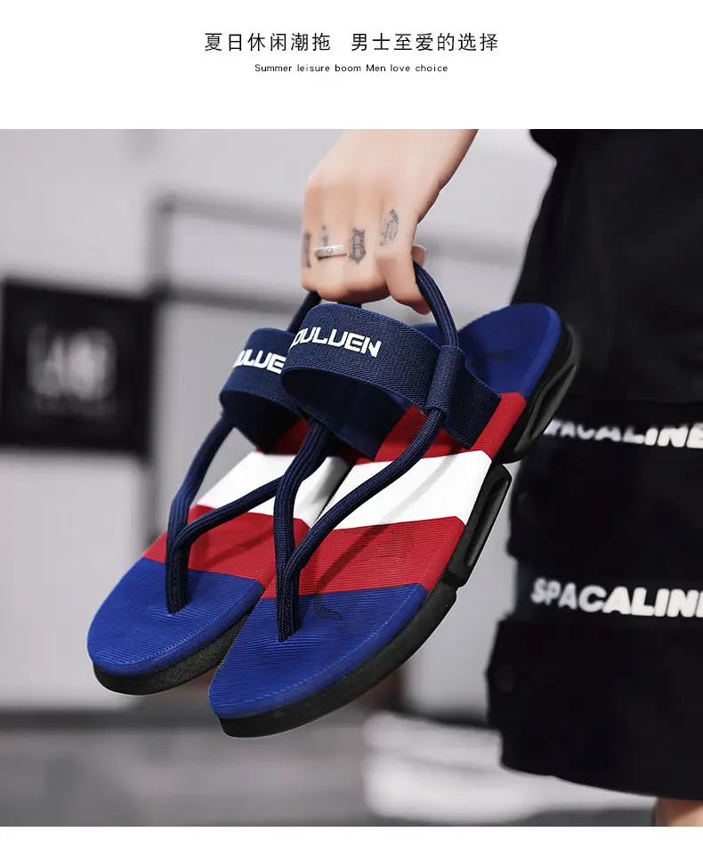 Summer 2025 New Style Flip-Flops for Men, Trendy Outdoor Beach Sandals, Non-Slip, Odor-Resistant, Wear-Resistant Casual Thong Sandals — feature 20