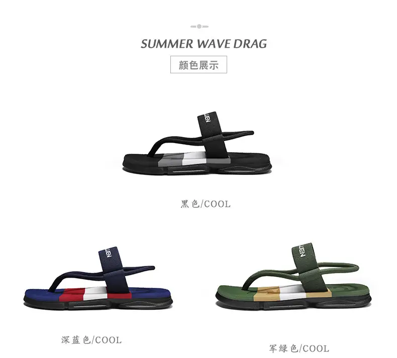 Summer 2025 New Style Flip-Flops for Men, Trendy Outdoor Beach Sandals, Non-Slip, Odor-Resistant, Wear-Resistant Casual Thong Sandals — feature 4